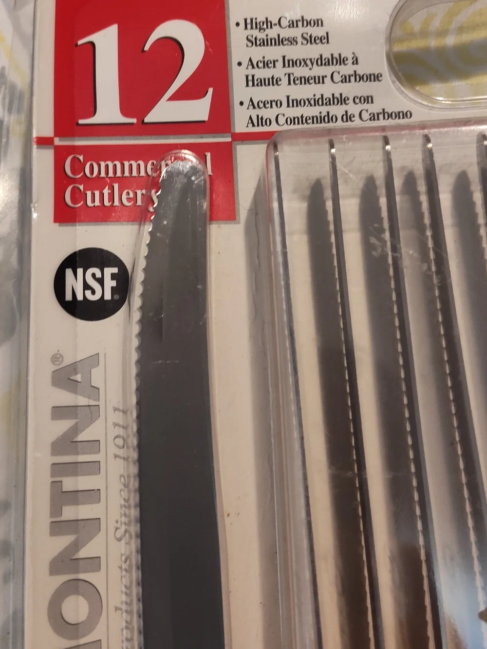NWT! Tramontina 12-Piece Black Steak Knives Set